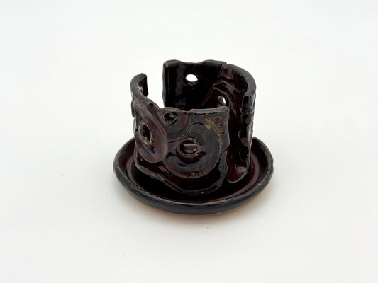 Sponge Holder w/ Drip Catcher — Dark Rust