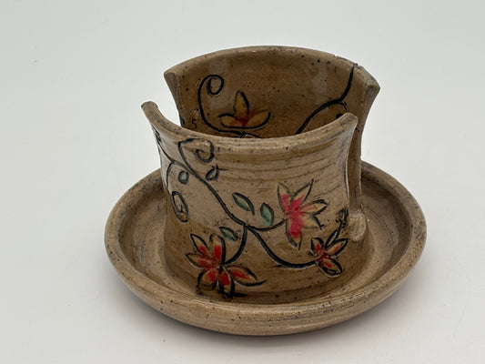 Natural Flower Sponge Holder